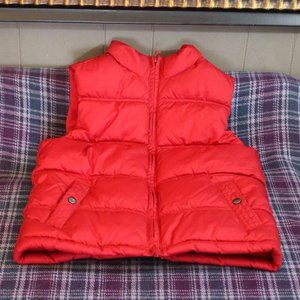 Crazy 8 Red Puffer Vest Size Medium